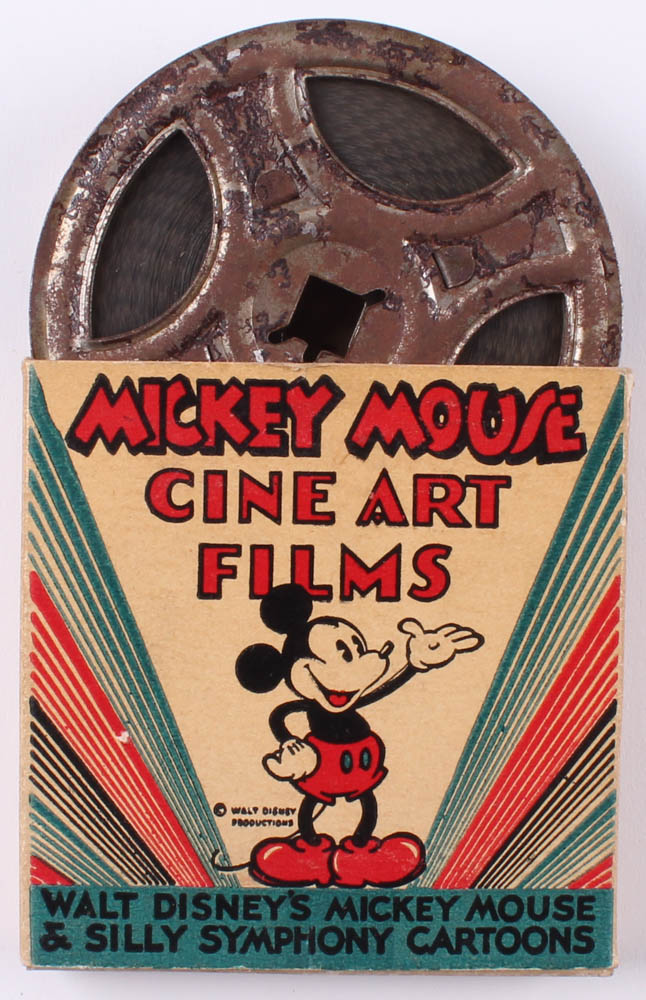 Vintage 1940s Walt Disney's "Mickey Mouse & Silly Symphony Cartoons" 8mm Film at PristineAuction.com Vintage 1940s Walt Disney's "Mickey Mouse & Silly Symphony Cartoons" 8mm Film at PristineAuction.com