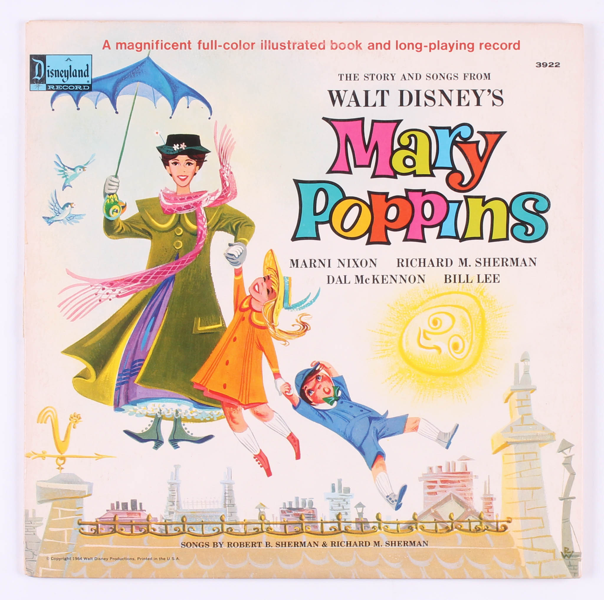 Vintage 1964 Walt Disney "Mary Poppins" Vinyl Record Album at PristineAuction.com Vintage 1964 Walt Disney "Mary Poppins" Vinyl Record Album at PristineAuction.com
