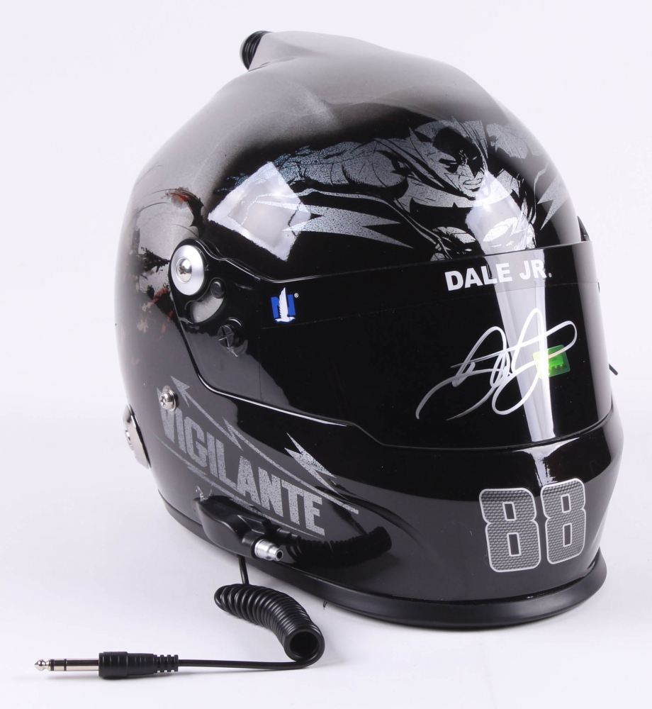 Dale Earnhardt Jr. Signed "Batman" FullSize Racing Helmet (Earnhardt Hologram) Pristine Auction