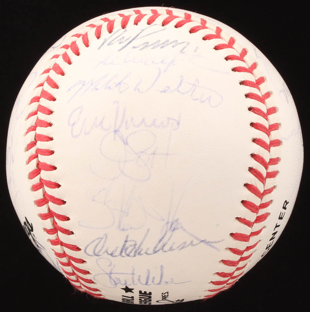 1992 Los Angeles Dodgers Team-Signed ONL Baseball Signed by (30) with Darryl Strawberry, Eric Karros, Orel Hershiser, Tim Crews, Tommy Lasorda (PSA LOA) at PristineAuction.com 1992 Los Angeles Dodgers Team-Signed ONL Baseball Signed by (30) with Darryl Strawberry, Eric Karros, Orel Hershiser, Tim Crews, Tommy Lasorda (PSA LOA) at PristineAuction.com