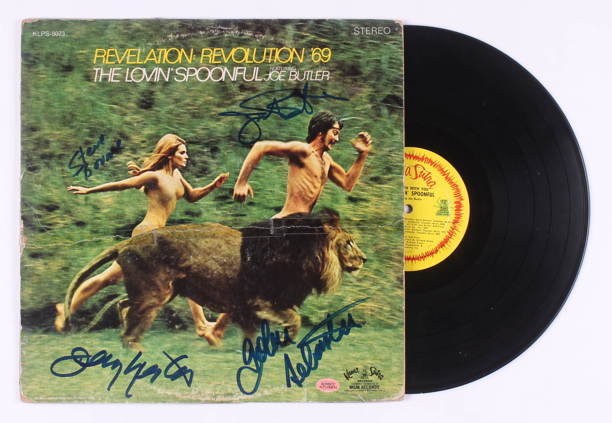 "Revelation: Revolution '69" Vinyl Record Album Signed by (4) with Steve Boone, John Sebastian, Joe Butler & Jerry Yester (JSA Hologram) at PristineAuction.com "Revelation: Revolution '69" Vinyl Record Album Signed by (4) with Steve Boone, John Sebastian, Joe Butler & Jerry Yester (JSA Hologram) at PristineAuction.com