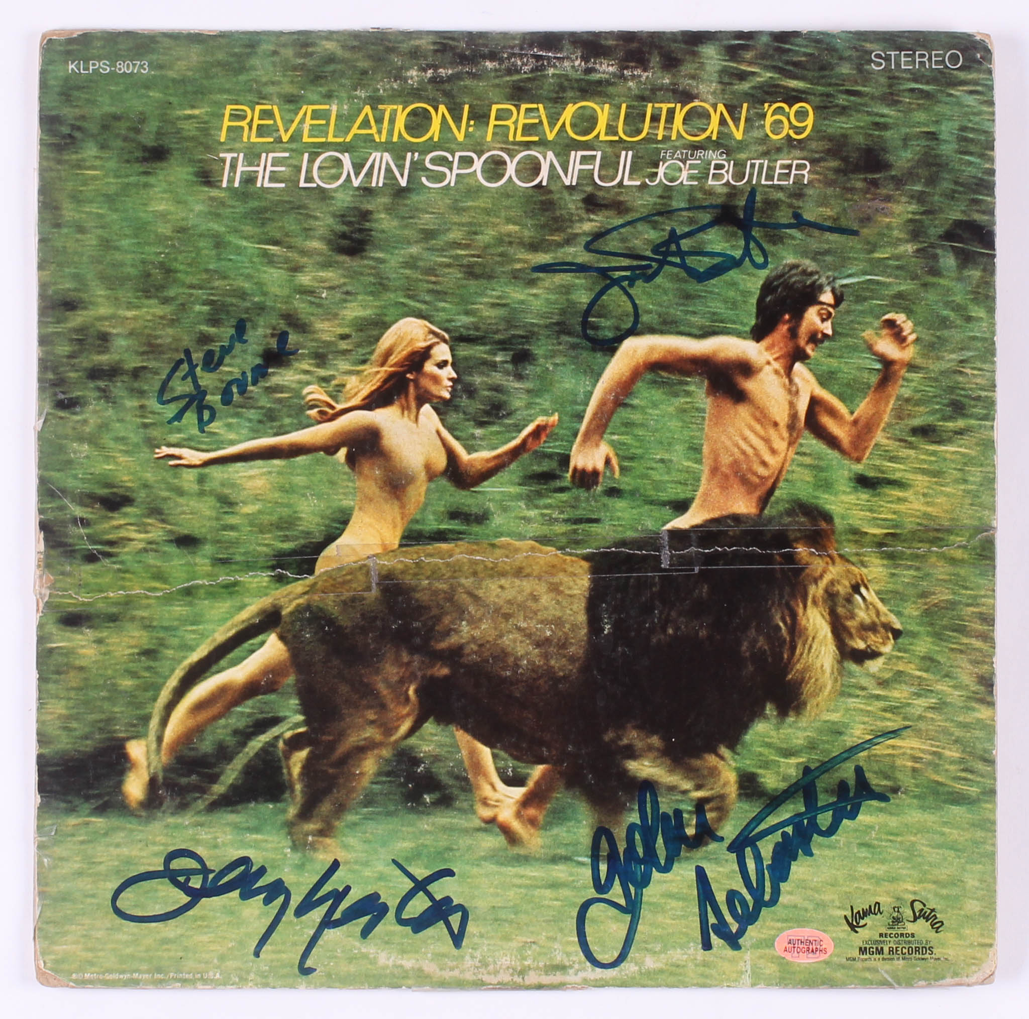"Revelation: Revolution '69" Vinyl Record Album Signed by (4) with Steve Boone, John Sebastian, Joe Butler & Jerry Yester (JSA Hologram) at PristineAuction.com "Revelation: Revolution '69" Vinyl Record Album Signed by (4) with Steve Boone, John Sebastian, Joe Butler & Jerry Yester (JSA Hologram) at PristineAuction.com