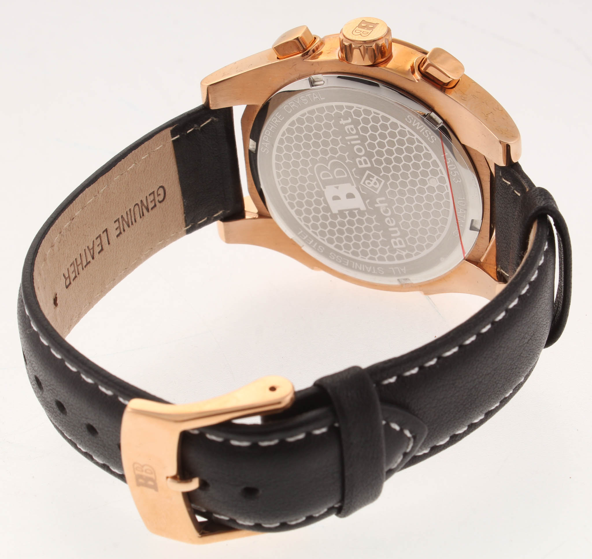 Buech & Boilat Baracchi Men's Chronograph Watch at PristineAuction.com Buech & Boilat Baracchi Men's Chronograph Watch at PristineAuction.com