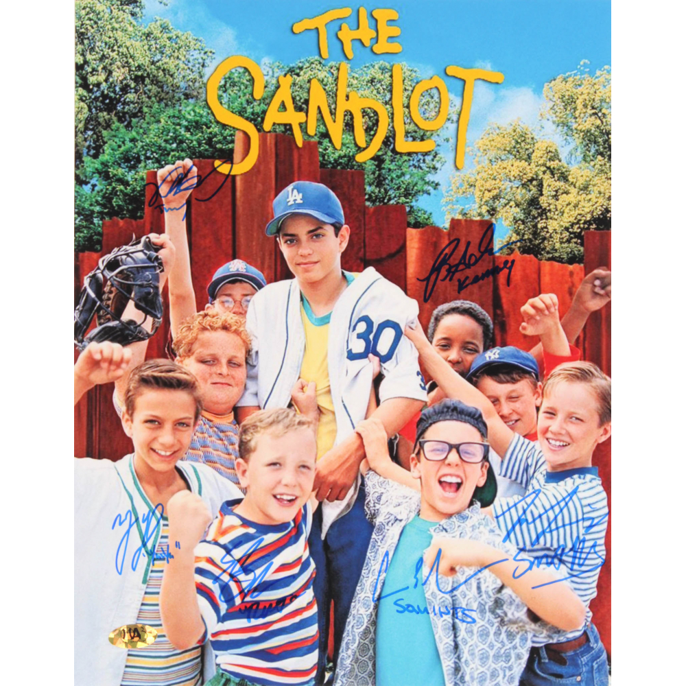 THE SANDLOT CAST signed autographed photo COA Hologram