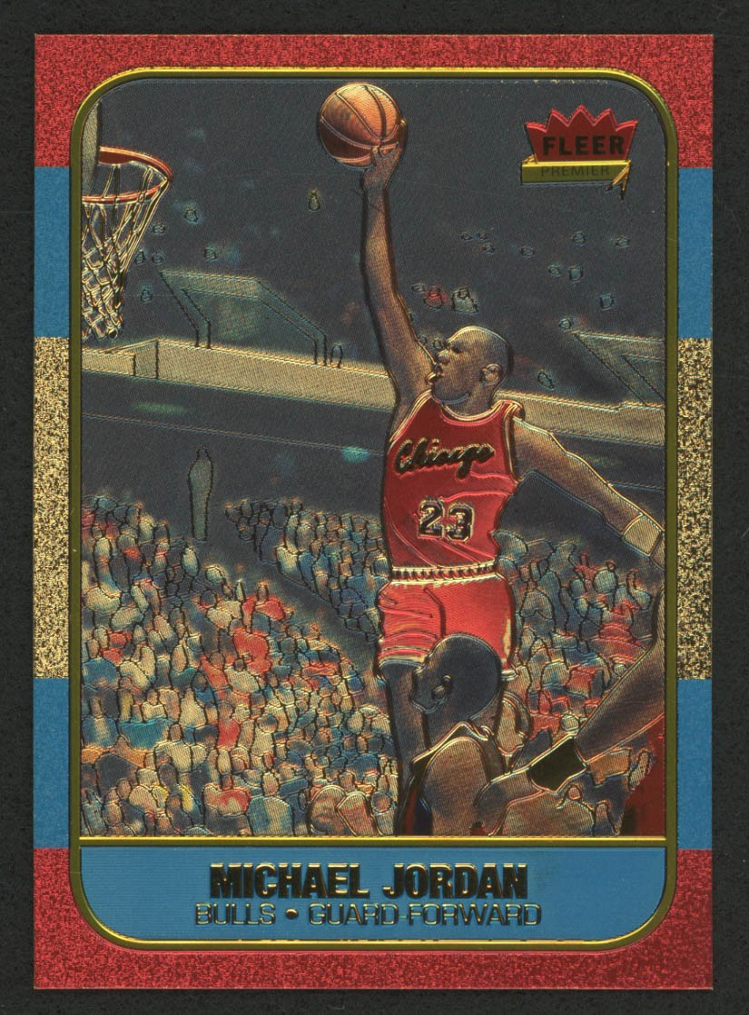 Michael Jordan 1996-97 Fleer Polychrome 10th Anniversary Brushed Gold at PristineAuction.com Michael Jordan 1996-97 Fleer Polychrome 10th Anniversary Brushed Gold at PristineAuction.com