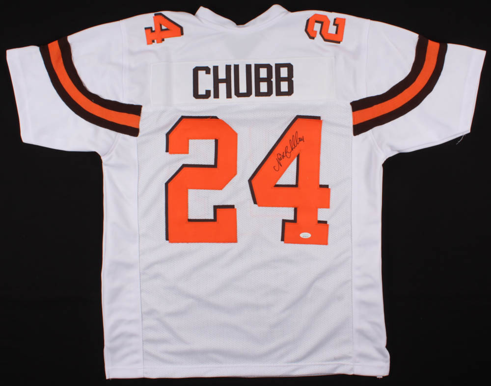 Nick Chubb Signed Cleveland Browns Jersey (JSA COA) at PristineAuction.com Nick Chubb Signed Cleveland Browns Jersey (JSA COA) at PristineAuction.com