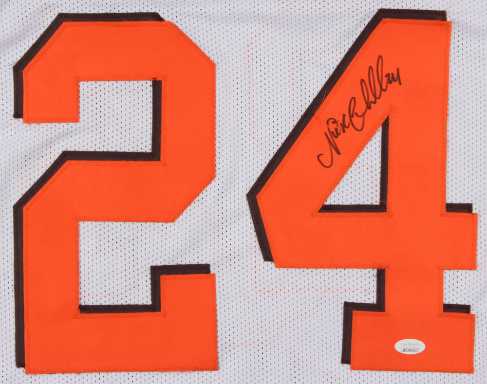 Nick Chubb Signed Cleveland Browns Jersey (JSA COA) at PristineAuction.com Nick Chubb Signed Cleveland Browns Jersey (JSA COA) at PristineAuction.com