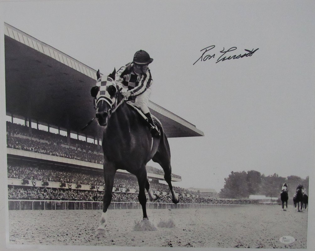 Ron Turcotte Signed 16x20 Photo (JSA COA) at PristineAuction.com Ron Turcotte Signed 16x20 Photo (JSA COA) at PristineAuction.com