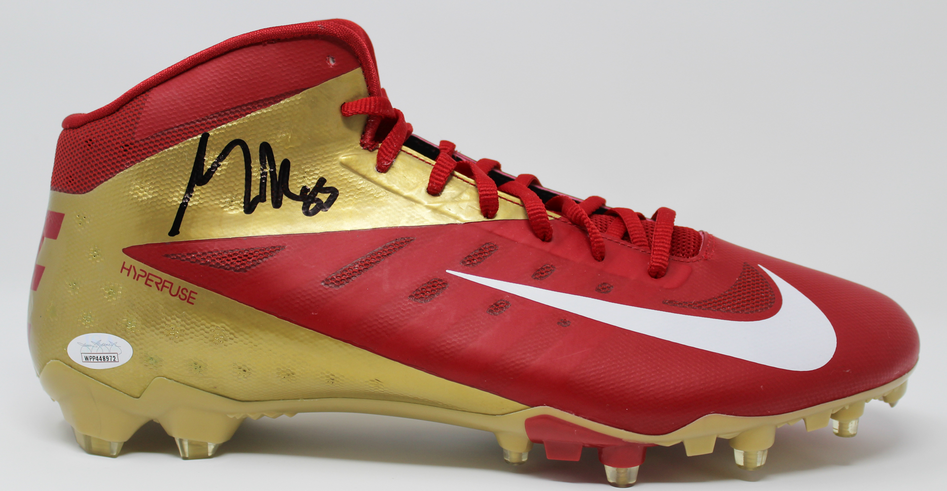 George Kittle Signed San Francisco 49ers Team Color Nike Vapor Elite Cleat (JSA COA) at PristineAuction.com George Kittle Signed San Francisco 49ers Team Color Nike Vapor Elite Cleat (JSA COA) at PristineAuction.com