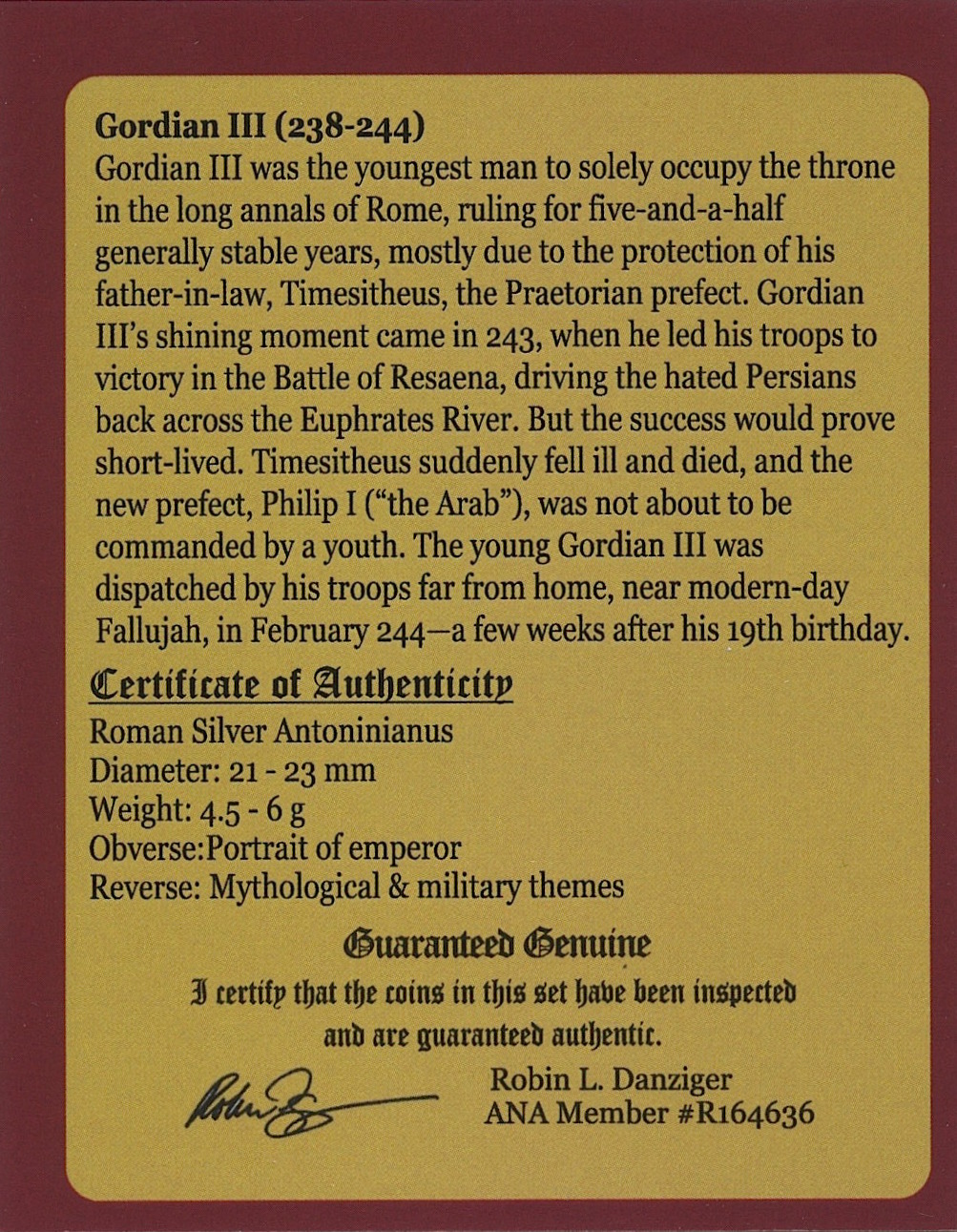 AD 238-244 Original Roman Empire - Gordian III - AR Double-Denarius Coin (NGC Encapsulated) at PristineAuction.com AD 238-244 Original Roman Empire - Gordian III - AR Double-Denarius Coin (NGC Encapsulated) at PristineAuction.com