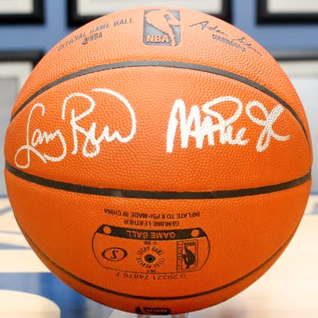 Michael Jordan, Karl Malone, Larry Bird & Magic Johnson Signed Official NBA Spalding Basketball (UDA COA) at PristineAuction.com Michael Jordan, Karl Malone, Larry Bird & Magic Johnson Signed Official NBA Spalding Basketball (UDA COA) at PristineAuction.com