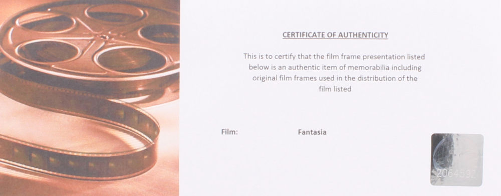 "Fantasia" LE 8x10 Custom Matted Original Film/Movie Cell Display at PristineAuction.com "Fantasia" LE 8x10 Custom Matted Original Film/Movie Cell Display at PristineAuction.com