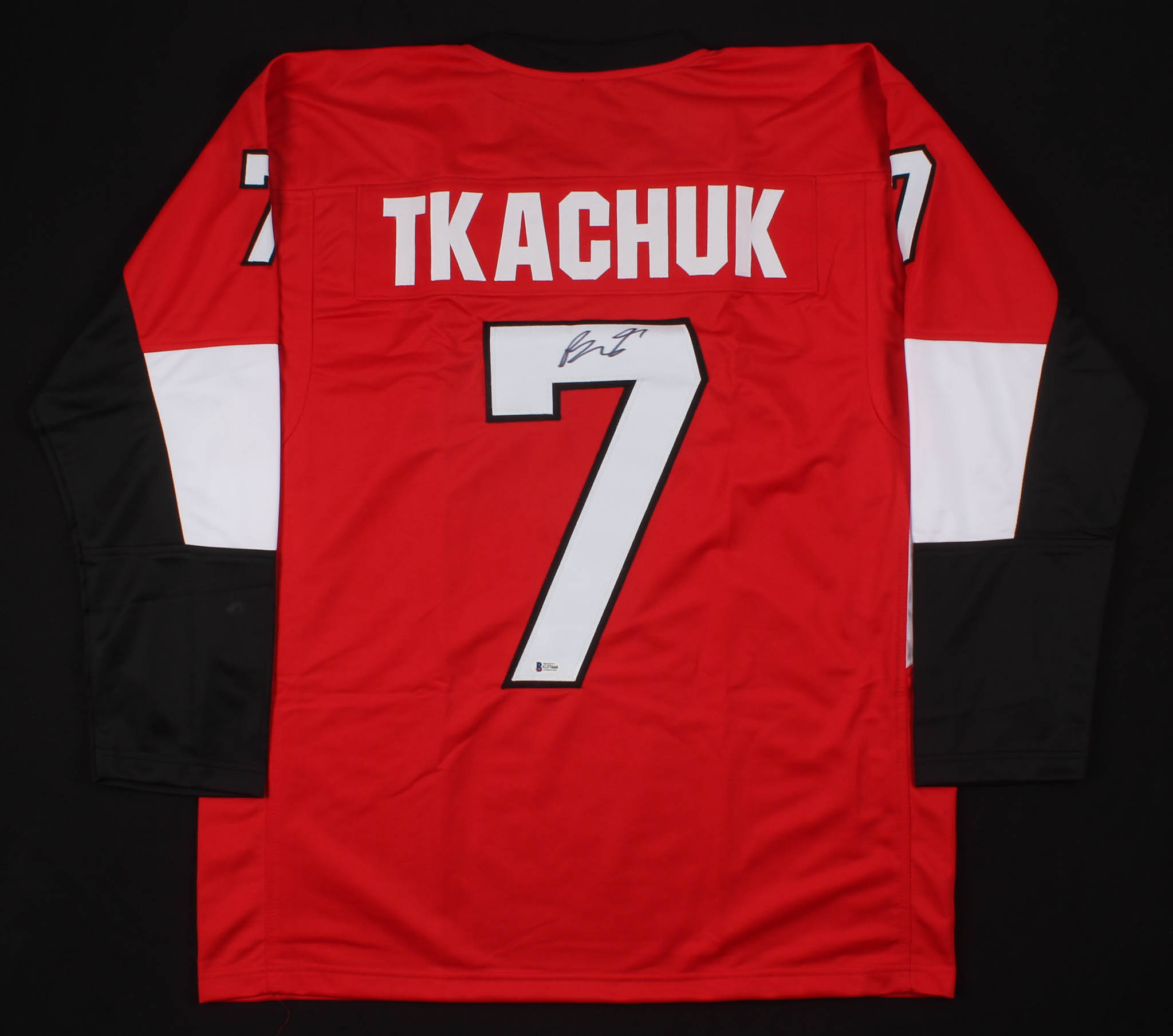 Brady Tkachuk Signed Ottawa Senators Jersey (Beckett COA) at PristineAuction.com Brady Tkachuk Signed Ottawa Senators Jersey (Beckett COA) at PristineAuction.com