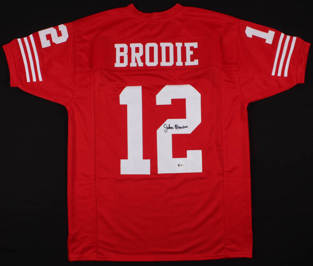 John Brodie Signed San Francisco 49ers Jersey (Beckett COA) at PristineAuction.com John Brodie Signed San Francisco 49ers Jersey (Beckett COA) at PristineAuction.com