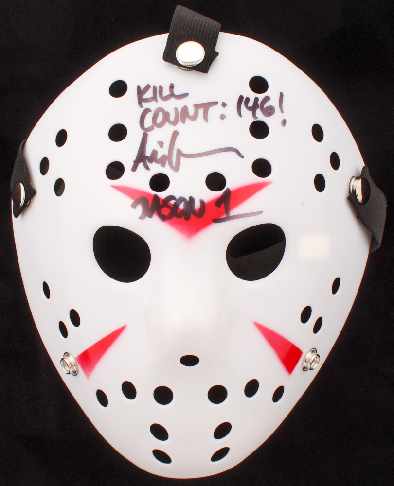 Ari Lehman Signed "Friday the 13th" Jason Voorhees Mask Inscribed "Kill
