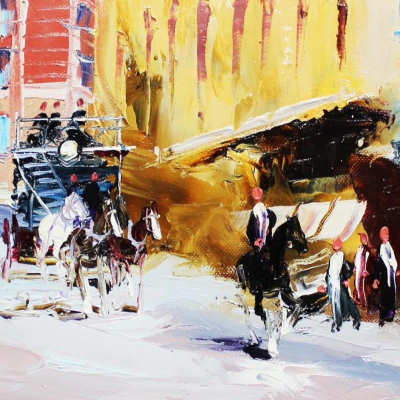 Shalva Phachoshvili Signed "Day Life" 8x20 Original Oil on Canvas (PA) at PristineAuction.com Shalva Phachoshvili Signed "Day Life" 8x20 Original Oil on Canvas (PA) at PristineAuction.com