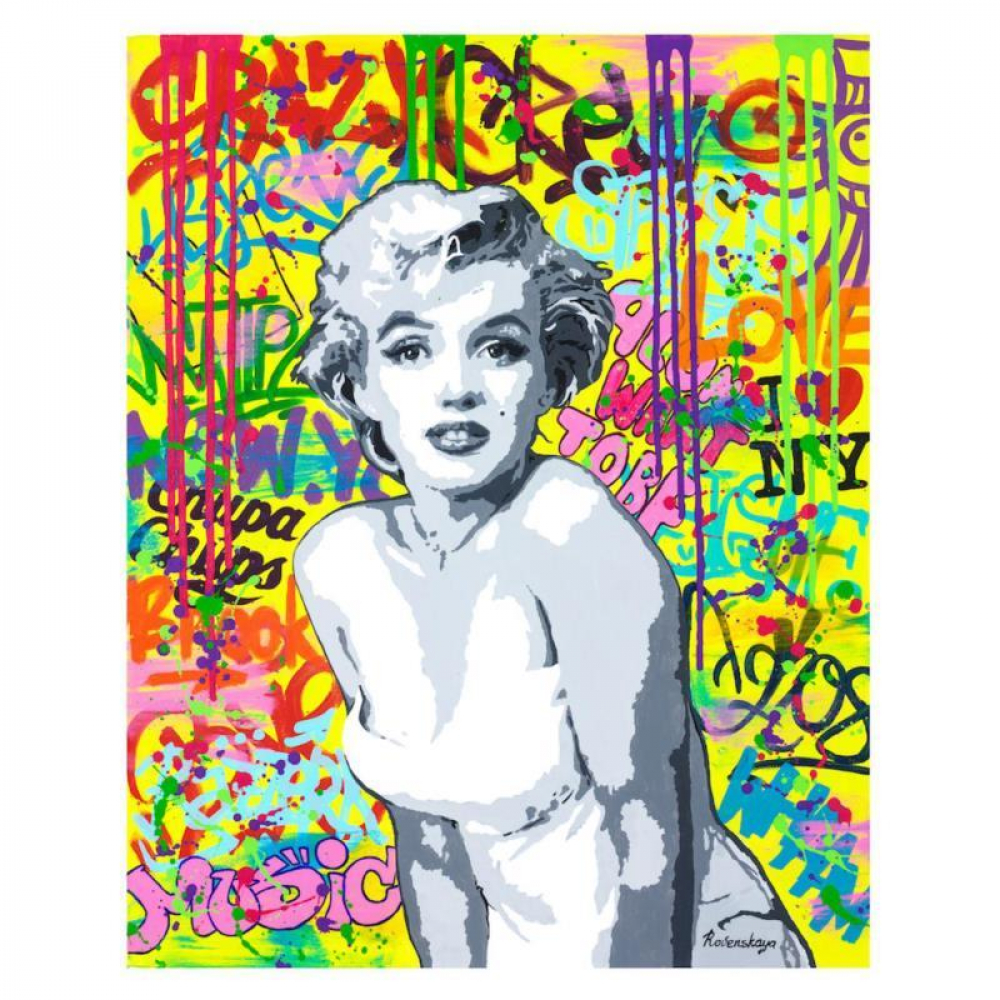 Nastya Rovenskaya Signed "OOPS" 24x30 Original Oil on Canvas | Pristine ...