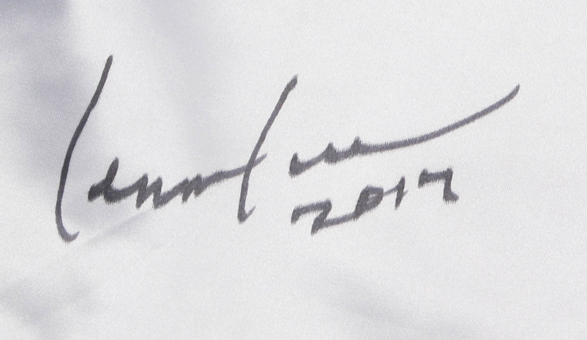 Lennox Lewis Signed Boxing Trunks Inscribed "2017" (JSA COA) at PristineAuction.com Lennox Lewis Signed Boxing Trunks Inscribed "2017" (JSA COA) at PristineAuction.com