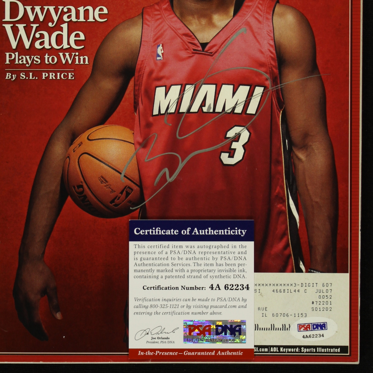 Dwyane Wade Signed Sports Illustrated Magazine (PSA COA) at PristineAuction.com Dwyane Wade Signed Sports Illustrated Magazine (PSA COA) at PristineAuction.com