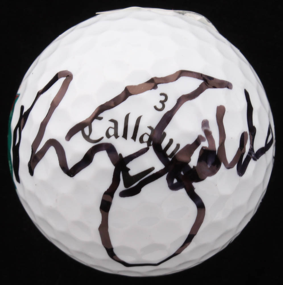 Nick Faldo Signed Golf Ball (Beckett COA) at PristineAuction.com Nick Faldo Signed Golf Ball (Beckett COA) at PristineAuction.com