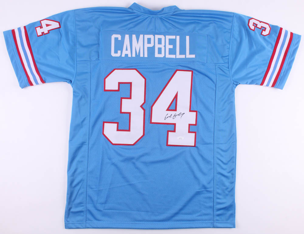 Earl Campbell Signed Houston Oilers Jersey (JSA COA) at PristineAuction.com Earl Campbell Signed Houston Oilers Jersey (JSA COA) at PristineAuction.com