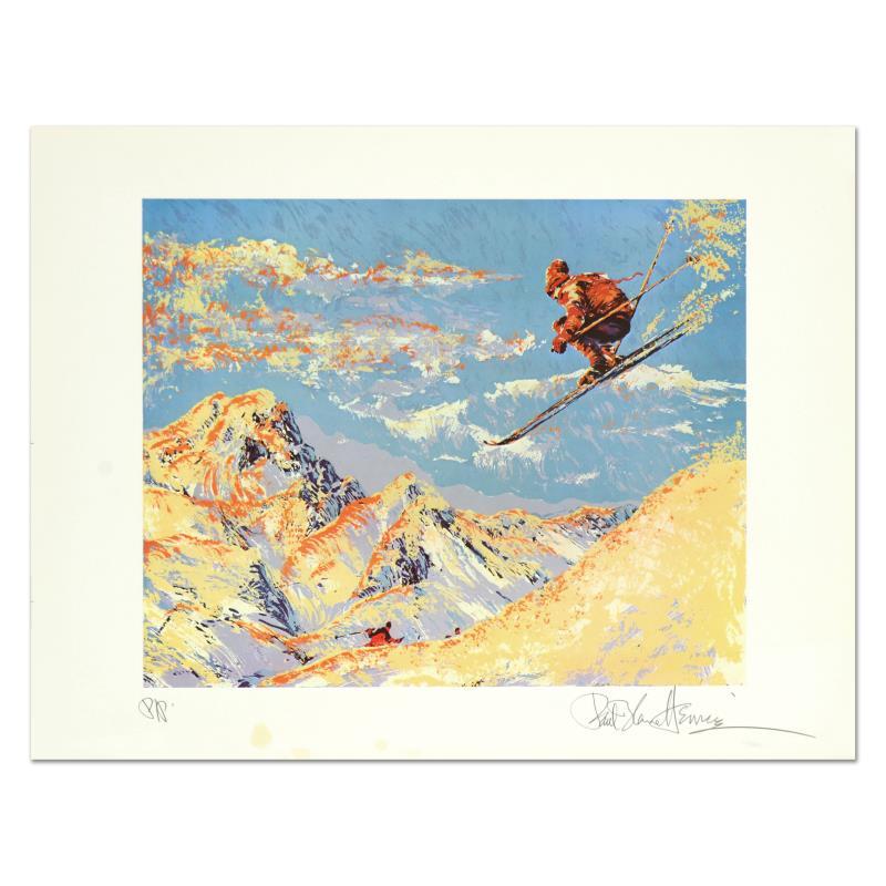 Paul Blaine Henrie Signed "The Sunset Skier" Limited Edition 26x20 Serigraph from a PP Edition at PristineAuction.com Paul Blaine Henrie Signed "The Sunset Skier" Limited Edition 26x20 Serigraph from a PP Edition at PristineAuction.com