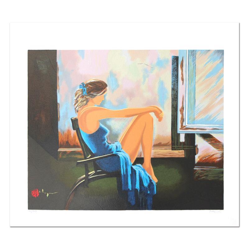 Alexander Borewko Signed "Lady In Blue" LE 16x19 Serigraph (PA) at PristineAuction.com Alexander Borewko Signed "Lady In Blue" LE 16x19 Serigraph (PA) at PristineAuction.com