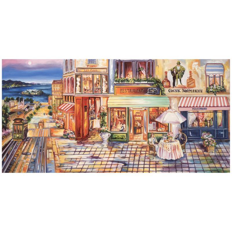 Alexander Borewko Signed "Pedestrian Mall" LE 20x40 Giclee on Canvas (PA) at PristineAuction.com Alexander Borewko Signed "Pedestrian Mall" LE 20x40 Giclee on Canvas (PA) at PristineAuction.com