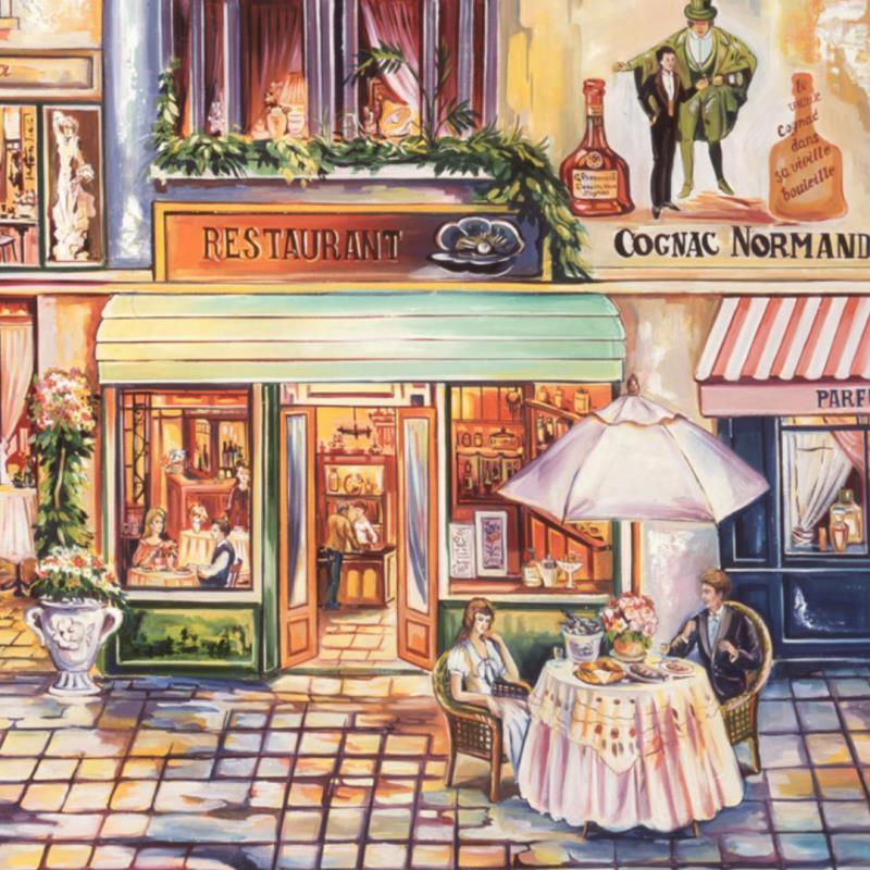 Alexander Borewko Signed "Pedestrian Mall" LE 20x40 Giclee on Canvas (PA) at PristineAuction.com Alexander Borewko Signed "Pedestrian Mall" LE 20x40 Giclee on Canvas (PA) at PristineAuction.com