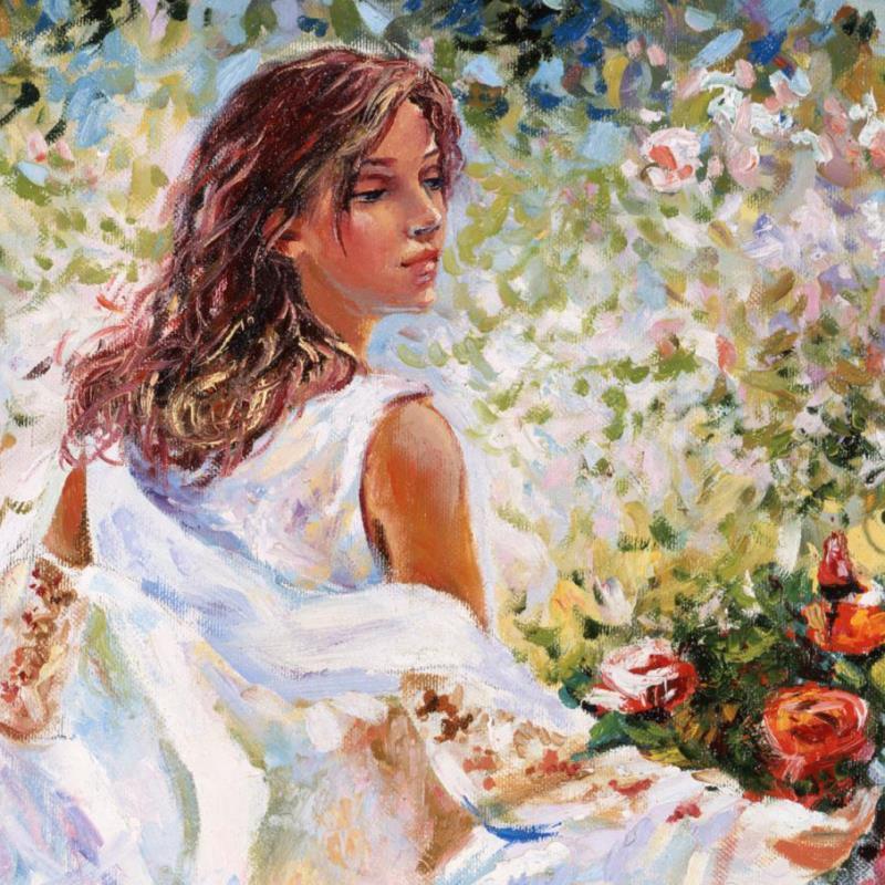 Igor Semeko Signed "Lady in White Dress" LE 30x40 Giclee on Canvas (PA) at PristineAuction.com Igor Semeko Signed "Lady in White Dress" LE 30x40 Giclee on Canvas (PA) at PristineAuction.com