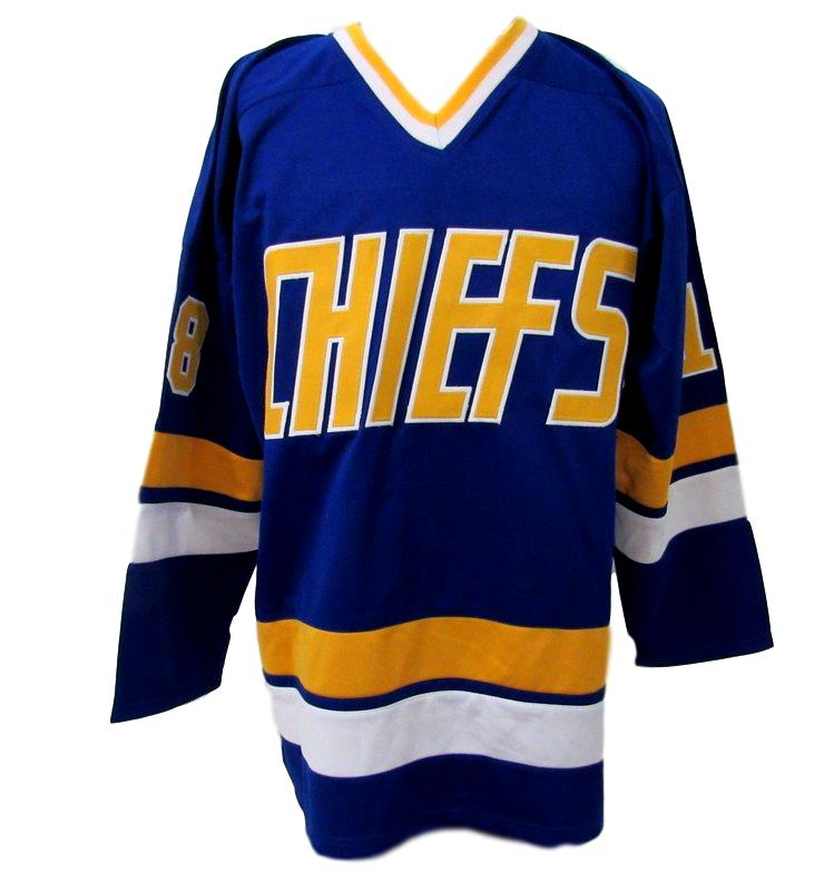Dave Hanson, Steve Carlson & Jeff Carlson Signed "Slap Shot" Charlestown Chiefs Hanson Brothers Jersey Inscribed "Old Time Hockey" (JSA COA) at PristineAuction.com Dave Hanson, Steve Carlson & Jeff Carlson Signed "Slap Shot" Charlestown Chiefs Hanson Brothers Jersey Inscribed "Old Time Hockey" (JSA COA) at PristineAuction.com