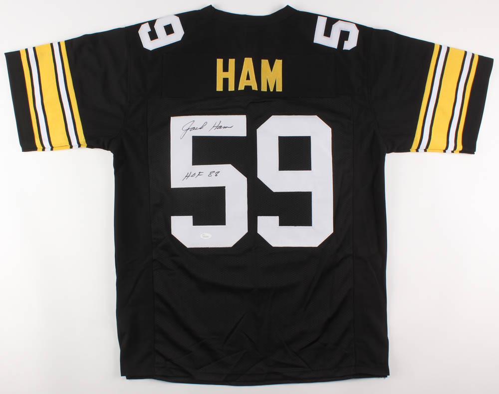 Jack Ham Signed Pittsburgh Steelers Jersey Inscribed "HOF 88" (JSA COA) at PristineAuction.com Jack Ham Signed Pittsburgh Steelers Jersey Inscribed "HOF 88" (JSA COA) at PristineAuction.com