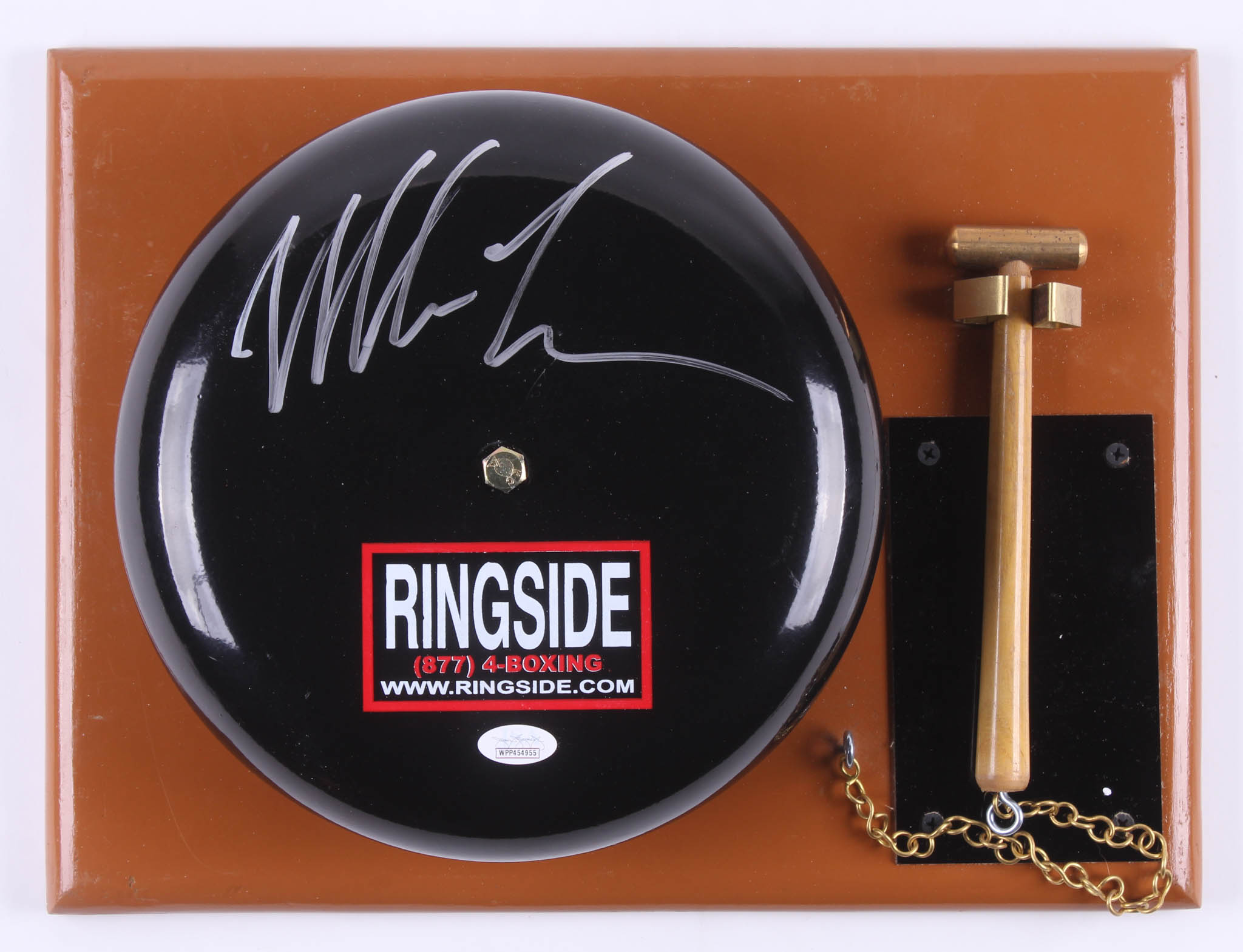 Mike Tyson Signed Authentic Full-Size Ringside Boxing Bell (JSA COA) at PristineAuction.com Mike Tyson Signed Authentic Full-Size Ringside Boxing Bell (JSA COA) at PristineAuction.com