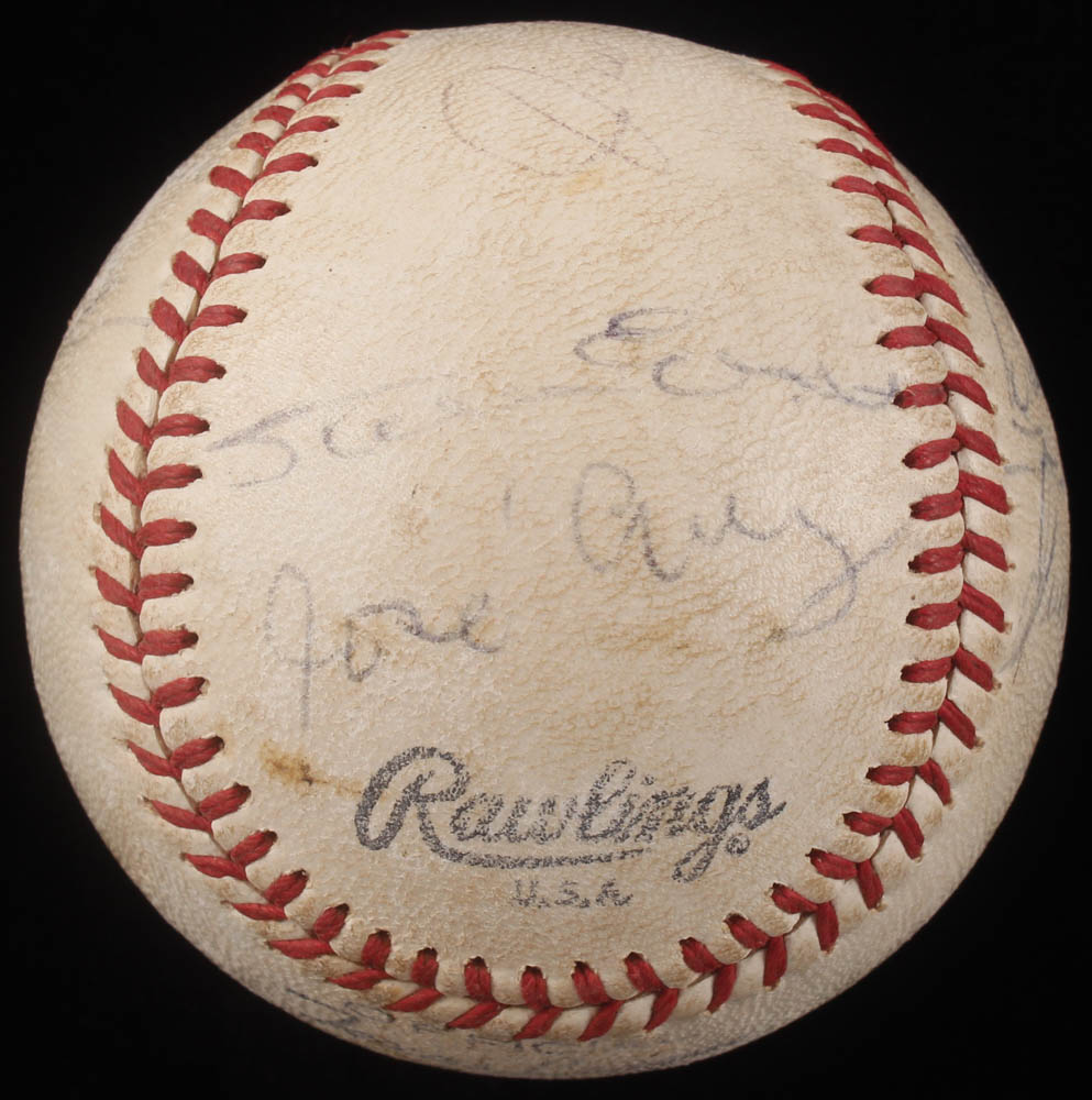 Baseball Signed by (14) with Joe Medwick, Bart Zeller, Barney Schultz, Chip Coulter (JSA ALOA) at PristineAuction.com Baseball Signed by (14) with Joe Medwick, Bart Zeller, Barney Schultz, Chip Coulter (JSA ALOA) at PristineAuction.com