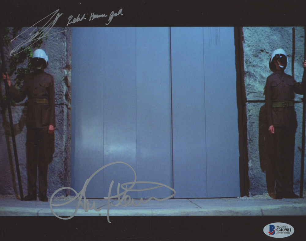 Lorne Peterson & Derek Lyons Signed "Star Wars" 8x10 Photo with