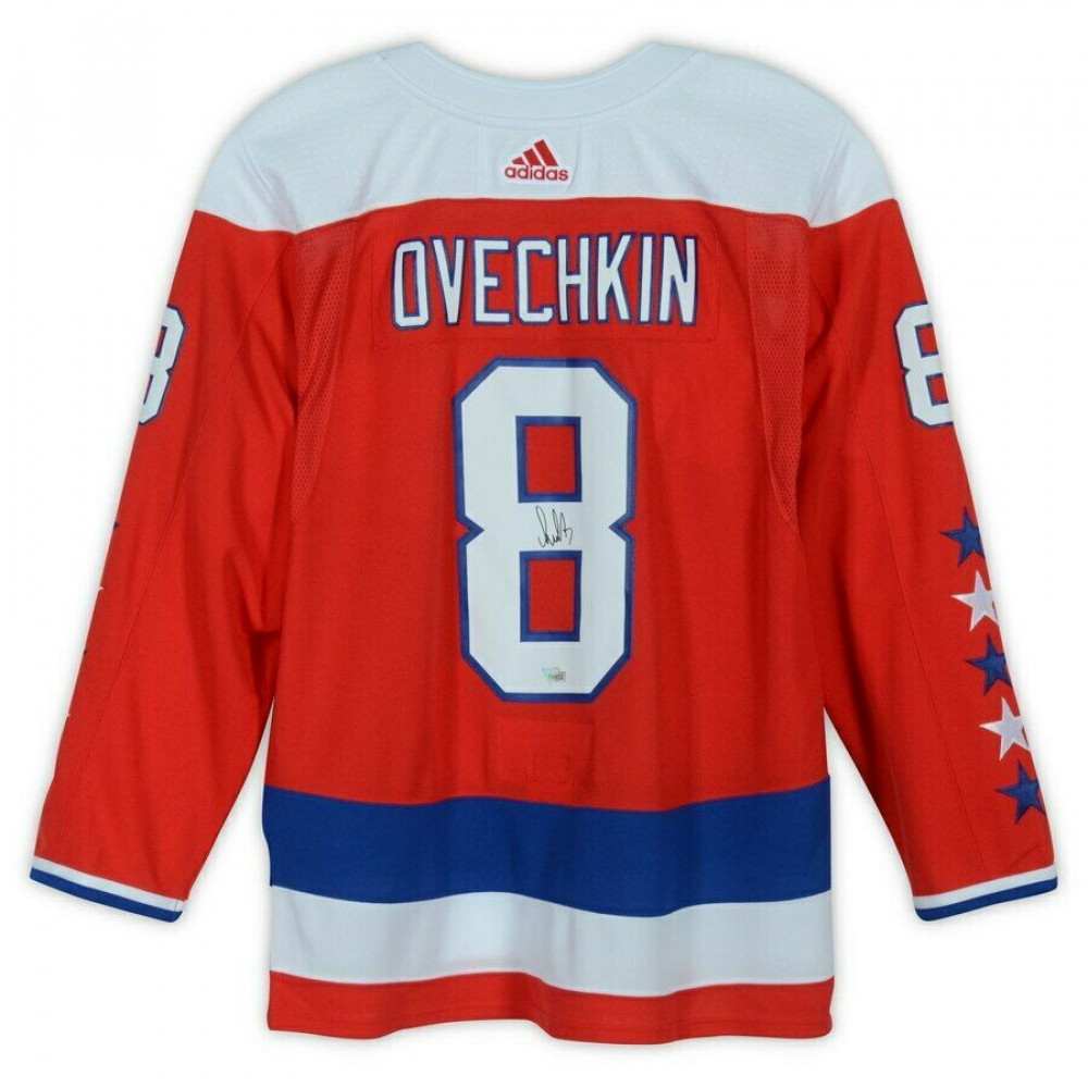 thumbnail image 2 of Alex Ovechkin #8 Washington Capitals Black Alternate Jersey – Men's Stitched NHL 2 of 5