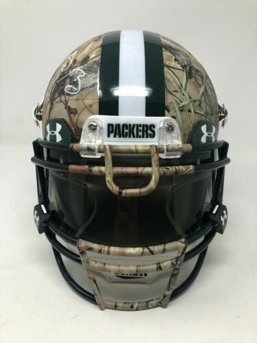 Aaron Rodgers Signed Green Bay Packers Limited Edition Custom Hydro Dipped Full-Size Authentic On-Field Helmet (Steiner COA) at PristineAuction.com Aaron Rodgers Signed Green Bay Packers Limited Edition Custom Hydro Dipped Full-Size Authentic On-Field Helmet (Steiner COA) at PristineAuction.com