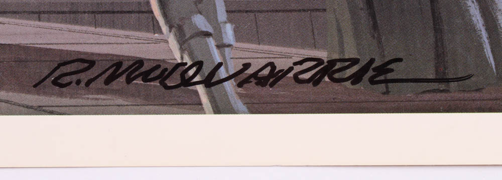 Ralph McQuarrie Signed "Stars Wars" 9.75x20.75 Lithograph (Beckett COA) at PristineAuction.com Ralph McQuarrie Signed "Stars Wars" 9.75x20.75 Lithograph (Beckett COA) at PristineAuction.com