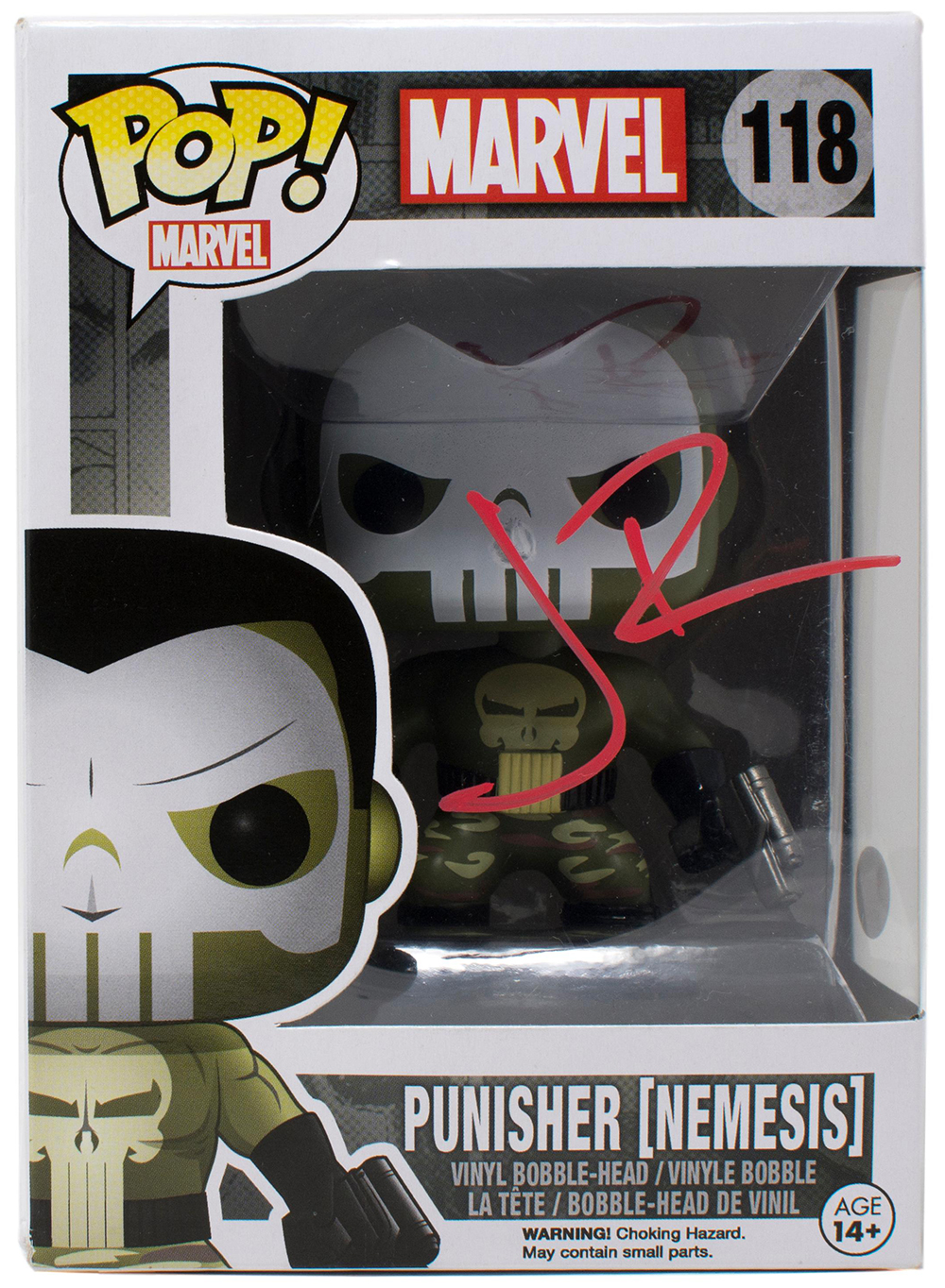 Jon Bernthal Signed "Marvel" Punisher (Nemesis) #118 Funko Pop! Vinyl Figure (JSA COA) at PristineAuction.com Jon Bernthal Signed "Marvel" Punisher (Nemesis) #118 Funko Pop! Vinyl Figure (JSA COA) at PristineAuction.com