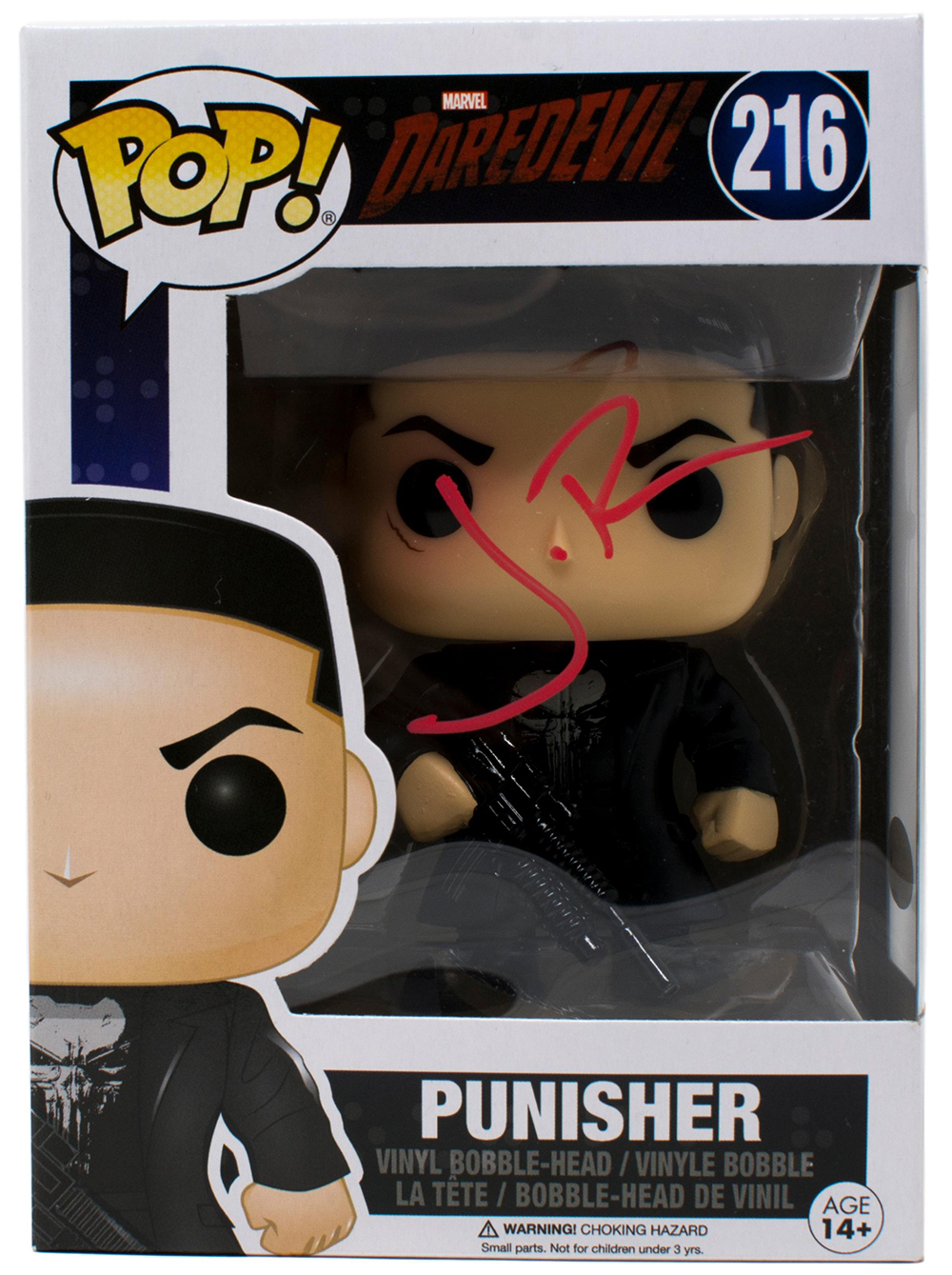 Jon Bernthal Signed "The Punisher" Limited Chase Edition #216 Funko Pop Vinyl Figure (JSA COA) at PristineAuction.com Jon Bernthal Signed "The Punisher" Limited Chase Edition #216 Funko Pop Vinyl Figure (JSA COA) at PristineAuction.com