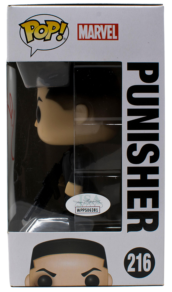 Jon Bernthal Signed "The Punisher" Limited Chase Edition #216 Funko Pop Vinyl Figure (JSA COA) at PristineAuction.com Jon Bernthal Signed "The Punisher" Limited Chase Edition #216 Funko Pop Vinyl Figure (JSA COA) at PristineAuction.com