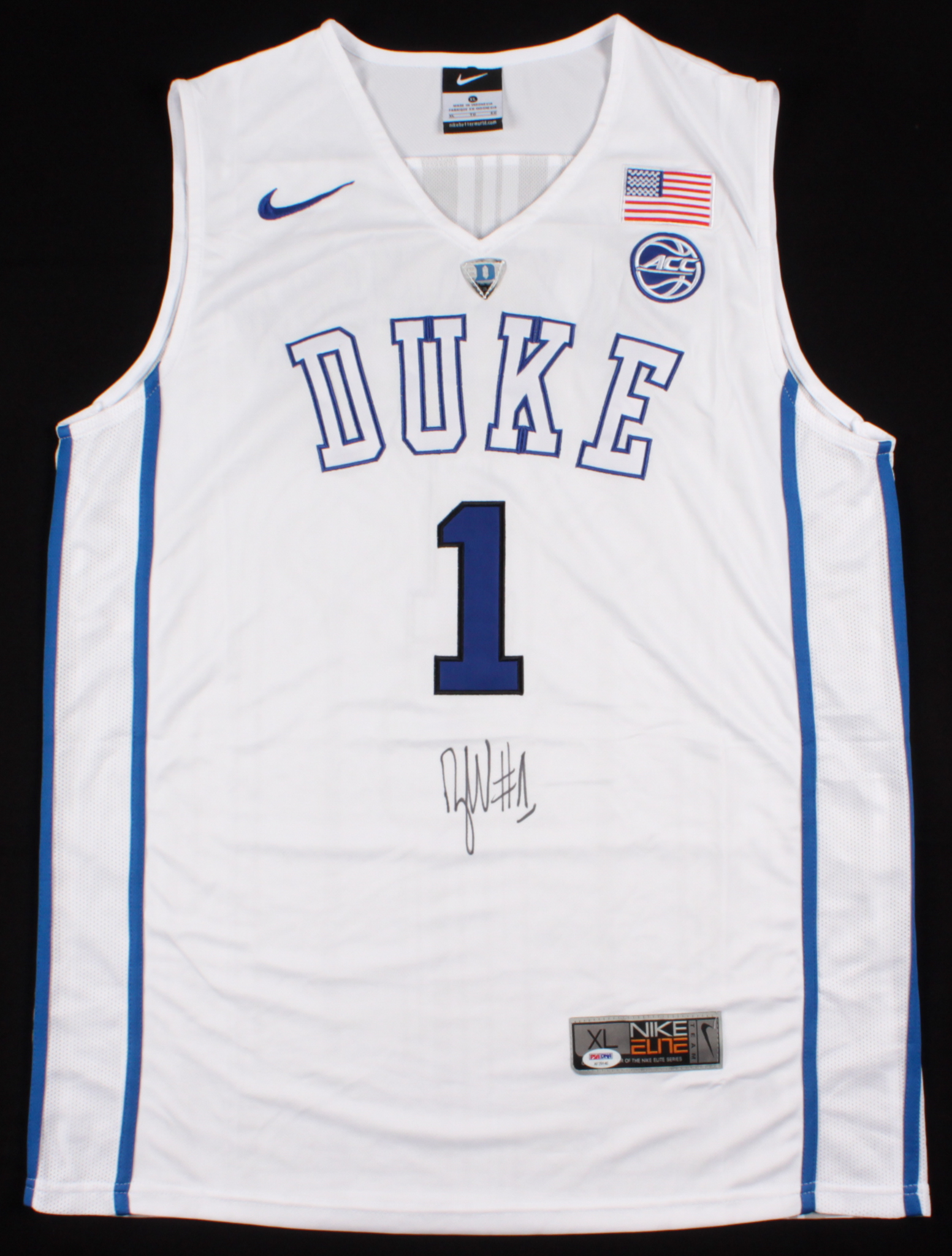 Zion Williamson Signed Duke Blue Devils Jersey (PSA COA) at PristineAuction.com Zion Williamson Signed Duke Blue Devils Jersey (PSA COA) at PristineAuction.com
