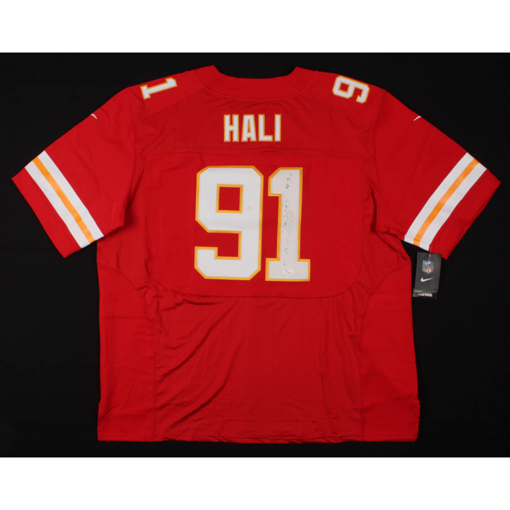 Tamba Hali Signed Kansas City Chiefs Jersey (JSA COA) Pristine Auction