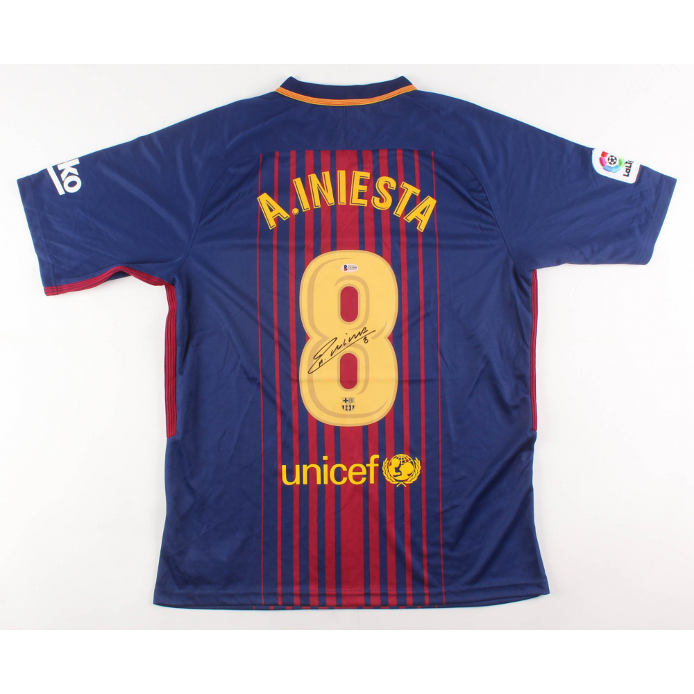 Andres Iniesta Signed FC Barcelona Jersey Beckett COA Pristine Auction andres-iniesta-signed-fc-barcelona-jersey-beckett-coa-pristine-auction