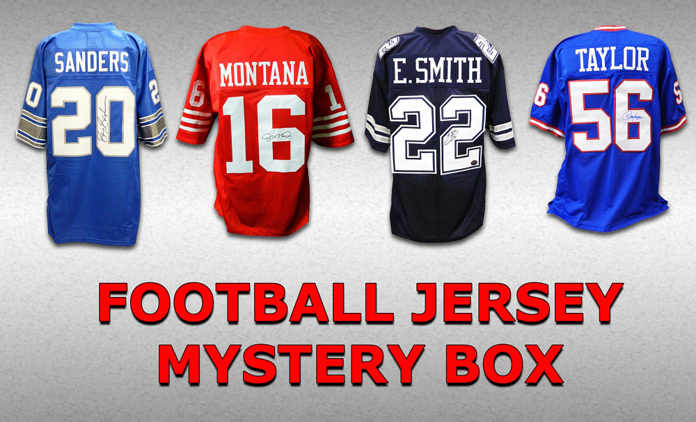 Schwartz Sports Football Hall of Famer Signed Mystery Box Football