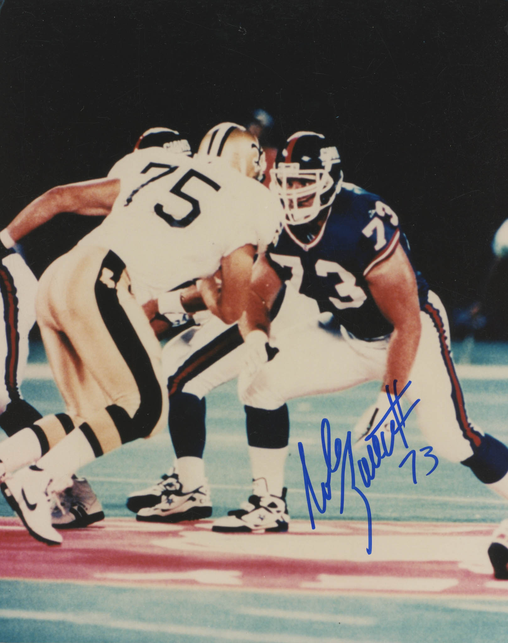 Rob Zatechka Signed New York Giants 8x10 Photo (Sportscards COA) at PristineAuction.com Rob Zatechka Signed New York Giants 8x10 Photo (Sportscards COA) at PristineAuction.com