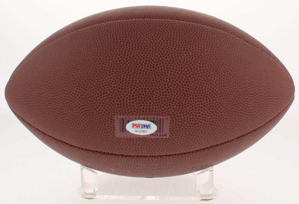 Patrick Mahomes Signed NFL Football (PSA COA) at PristineAuction.com Patrick Mahomes Signed NFL Football (PSA COA) at PristineAuction.com
