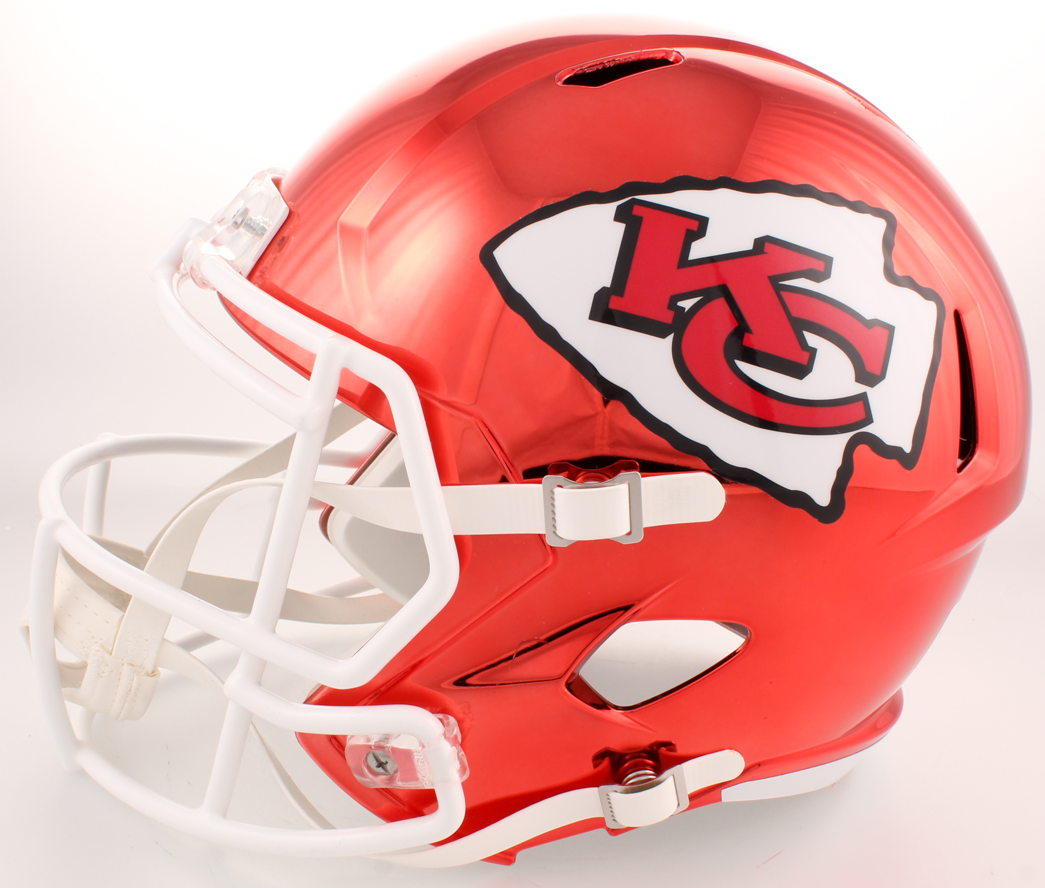 Patrick Mahomes Signed Kansas City Chiefs Full-Size Chrome Speed Helmet (JSA COA) (Imperfect) at PristineAuction.com Patrick Mahomes Signed Kansas City Chiefs Full-Size Chrome Speed Helmet (JSA COA) (Imperfect) at PristineAuction.com