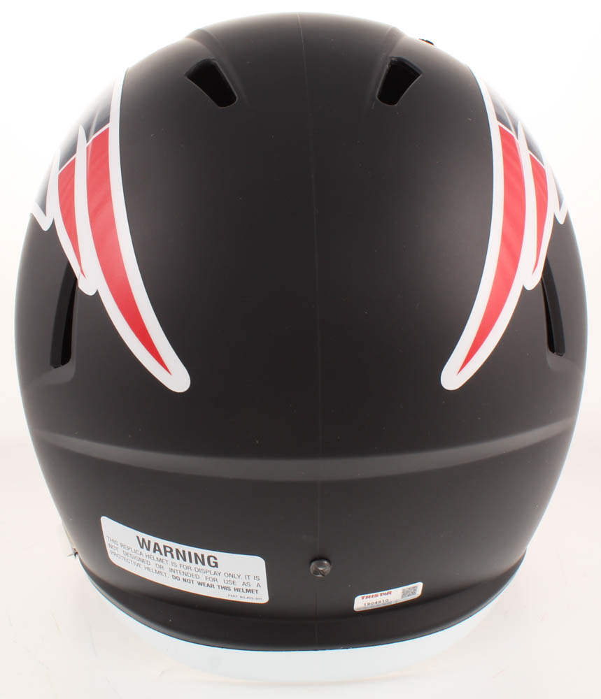 Tom Brady Signed New England Patriots Full-Size Black Matte Speed Helmet (TriStar Hologram) at PristineAuction.com Tom Brady Signed New England Patriots Full-Size Black Matte Speed Helmet (TriStar Hologram) at PristineAuction.com