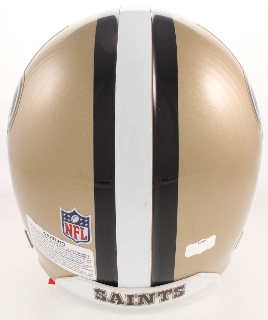 Marshon Lattimore Signed Saints Full-Size Authentic On-field Helmet Inscribed "2017 DROY" (Radtke COA) at PristineAuction.com Marshon Lattimore Signed Saints Full-Size Authentic On-field Helmet Inscribed "2017 DROY" (Radtke COA) at PristineAuction.com